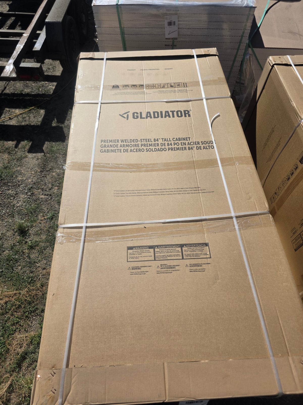 Gladiator Premier Pre-Assembled Red 84" Tall Cabinet photo 3