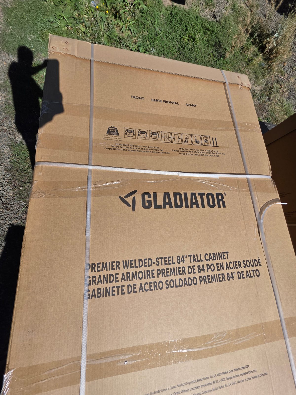 Gladiator Premier Pre-Assembled Red 84" Tall Cabinet photo 4